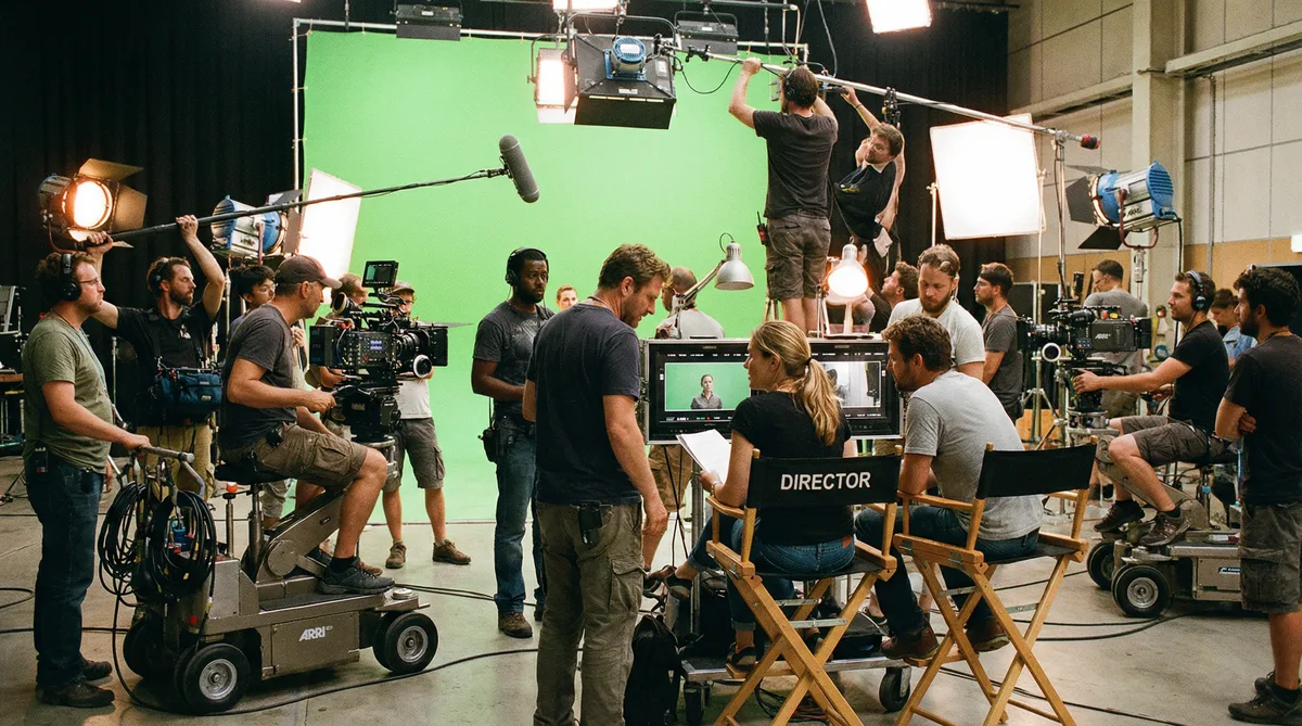 羞羞漫画国际影视合作拍摄现场实景